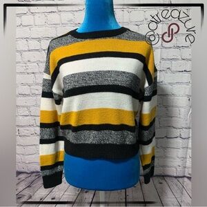 🈹 Divided H&M Striped Crop Sweater